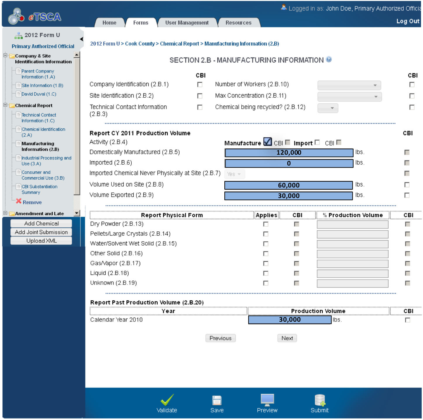 eTSCA UI 1